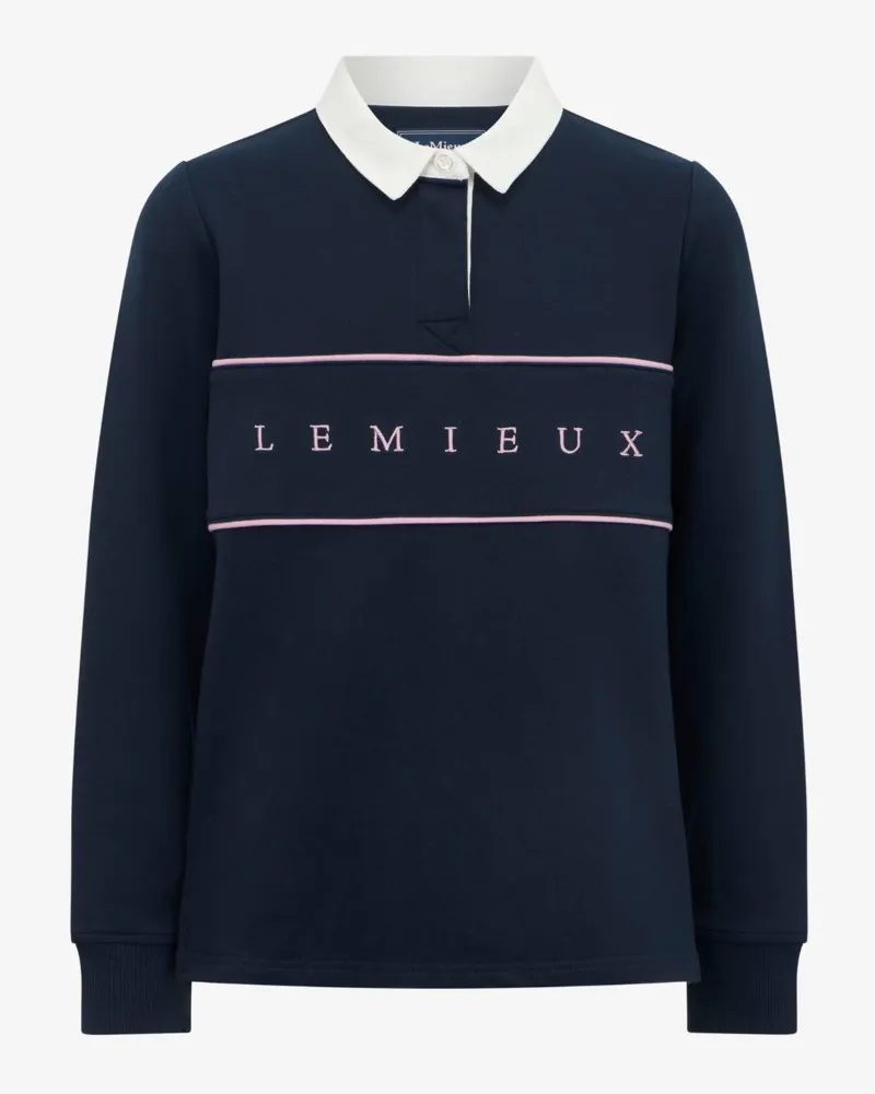 LeMieux Young Rider Riley Rugby Shirt - Navy-1