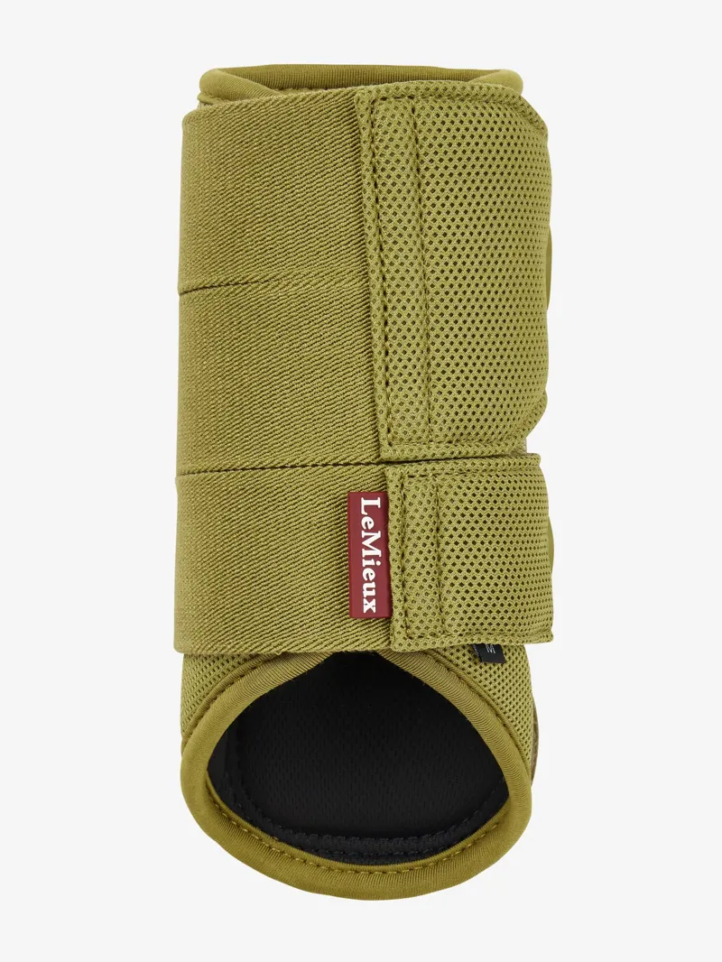 LeMieux Arika Mesh Brushing Boots - Gooseberry