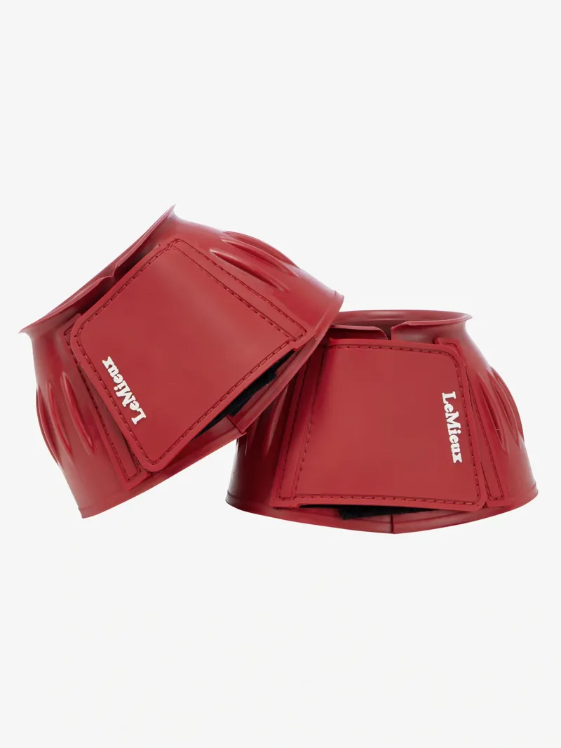 LeMieux Rubber Bell Boots - Russet