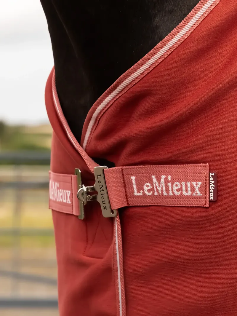 LeMieux Arika Jersey-Tek Fleece Rug - Russet-2