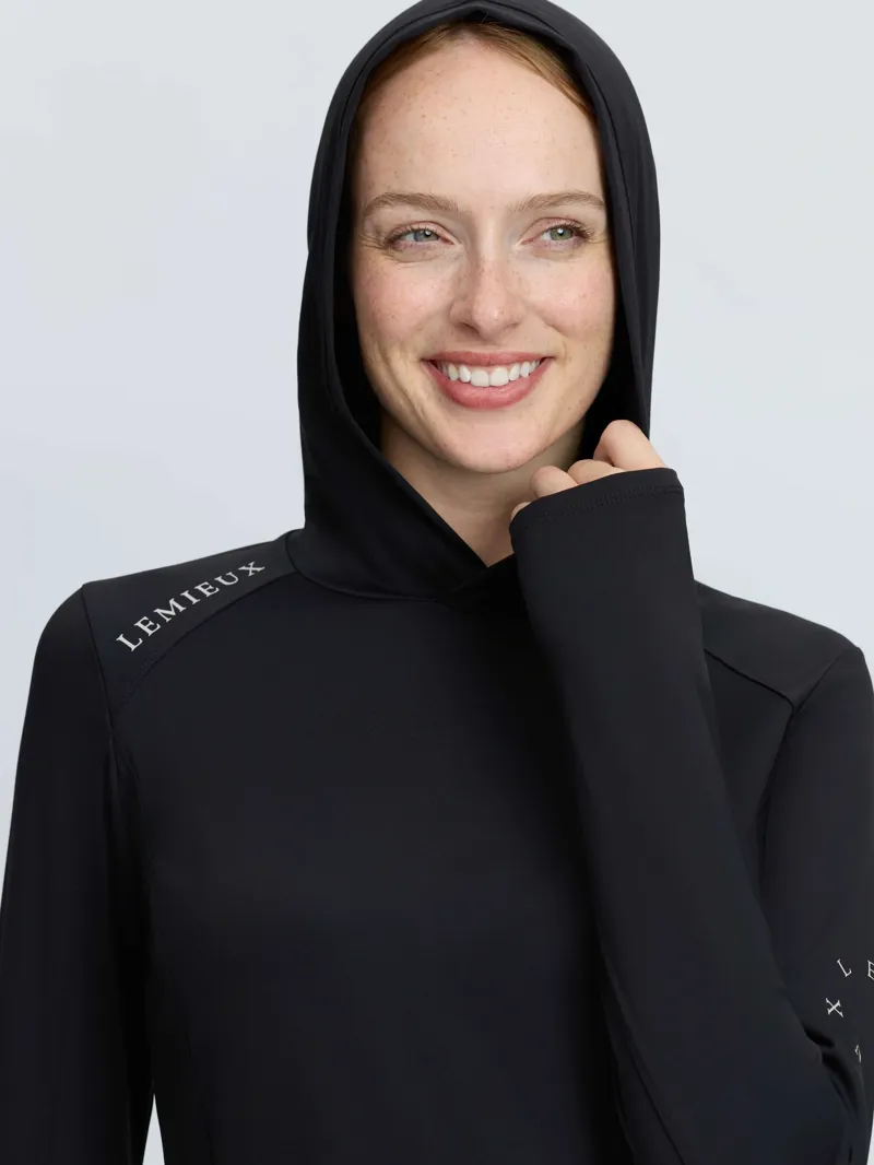 LeMieux Heidi Hooded Mid Layer - Black-5