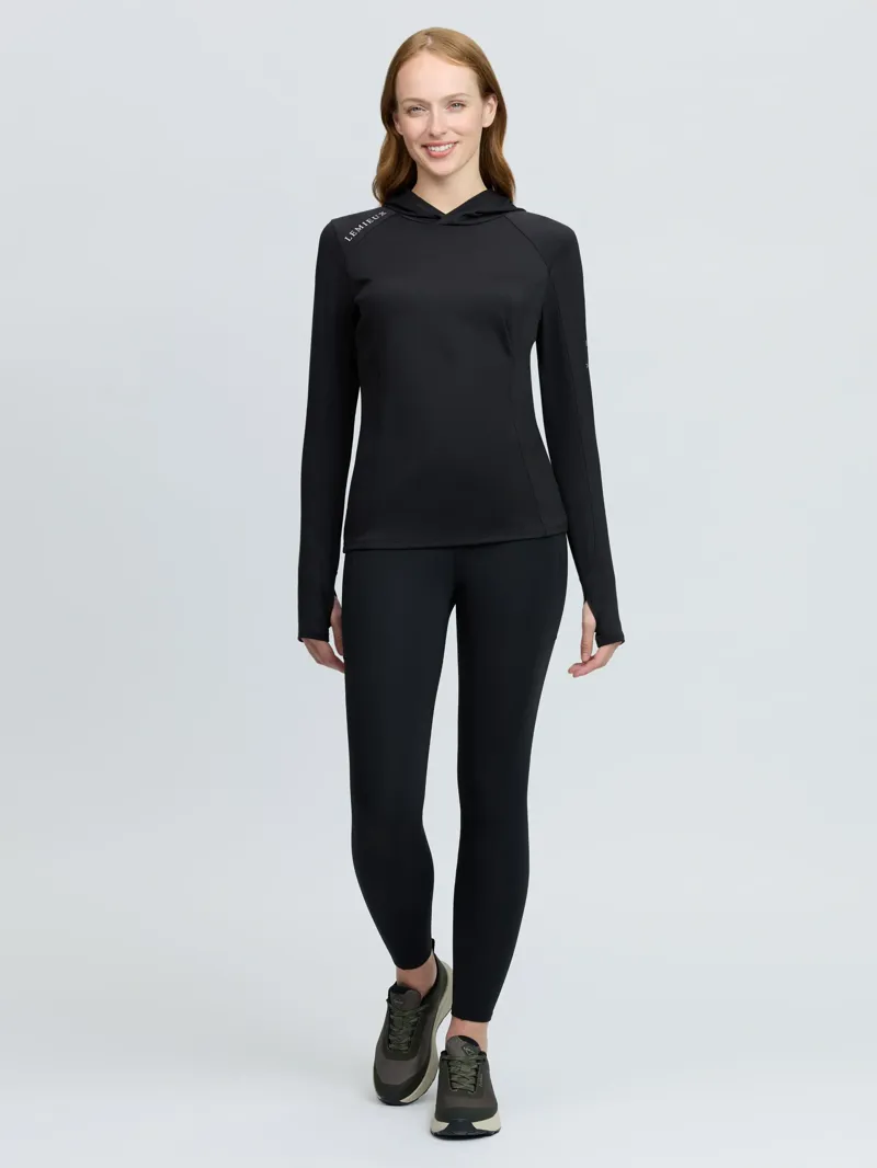 LeMieux Heidi Hooded Mid Layer - Black-2