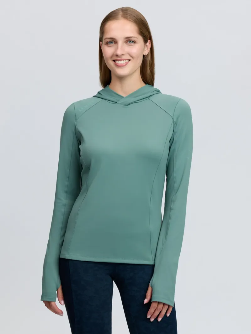 LeMieux Heidi Hooded Mid Layer - Aloe