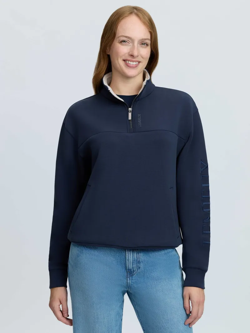 LeMieux Scarlet Quarter Zip Sweat - Navy