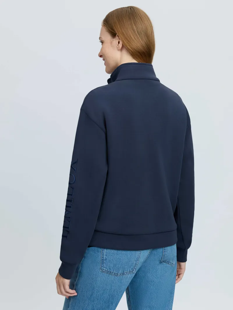 LeMieux Scarlet Quarter Zip Sweat - Navy-1