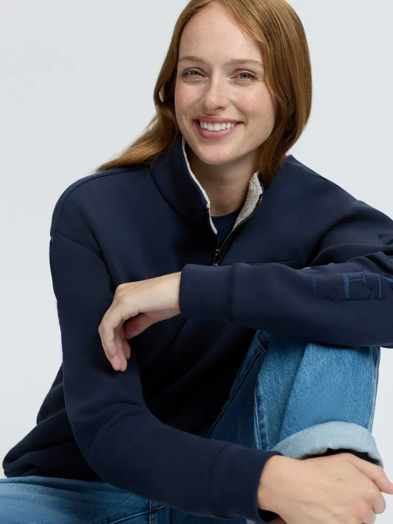 LeMieux Scarlet Quarter Zip Sweat - Navy-4