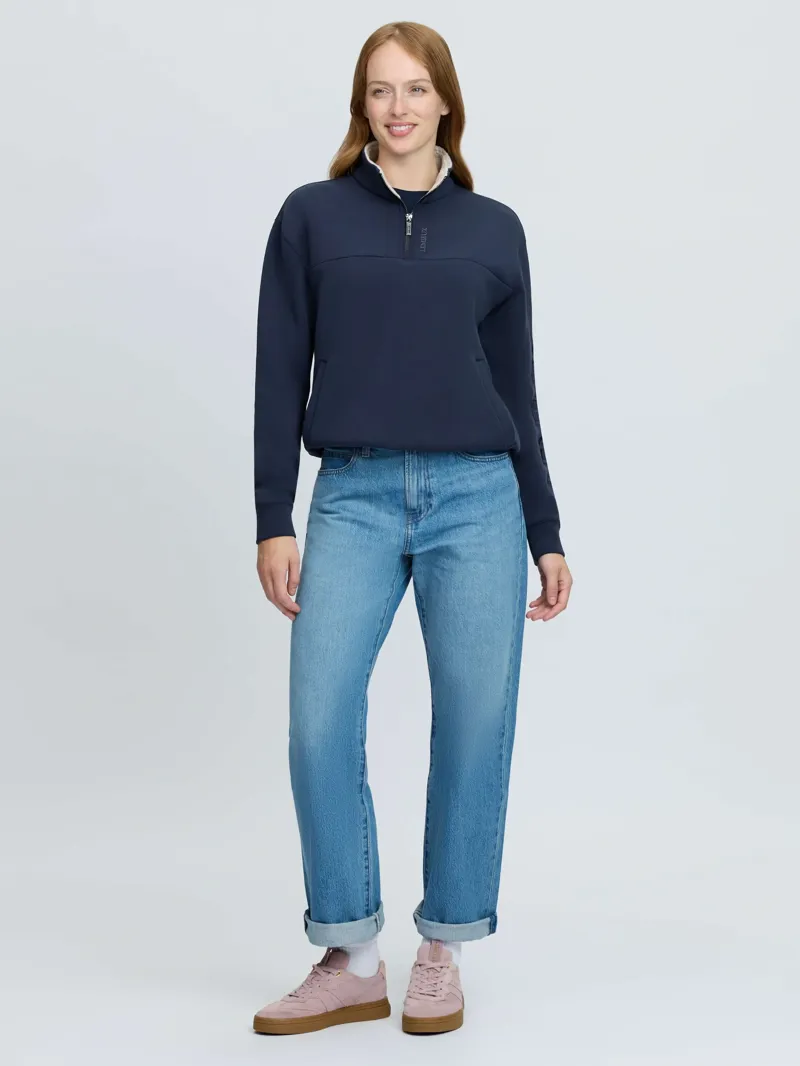 LeMieux Scarlet Quarter Zip Sweat - Navy-2