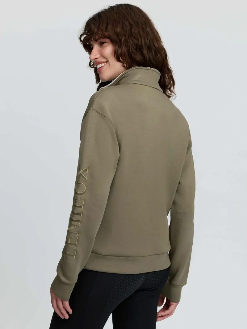 LeMieux Scarlet Quarter Zip Sweat - Willow Green-1