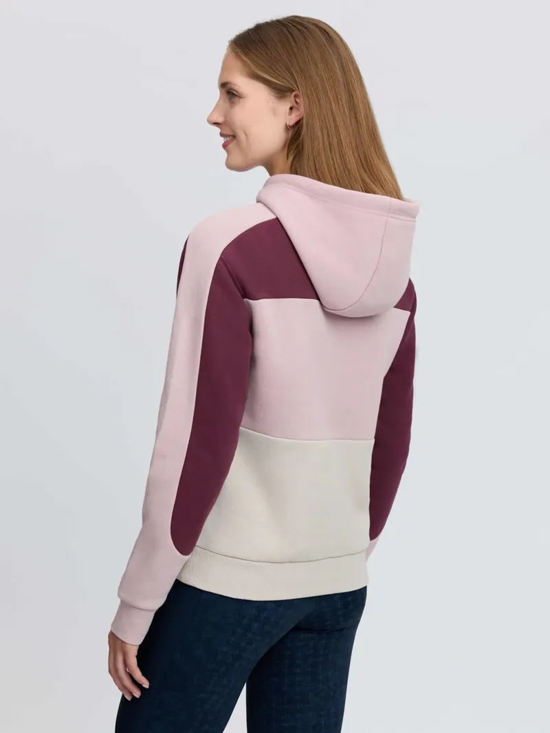 LeMieux Kadie Colour Block Hoodie - Wild Rose-3