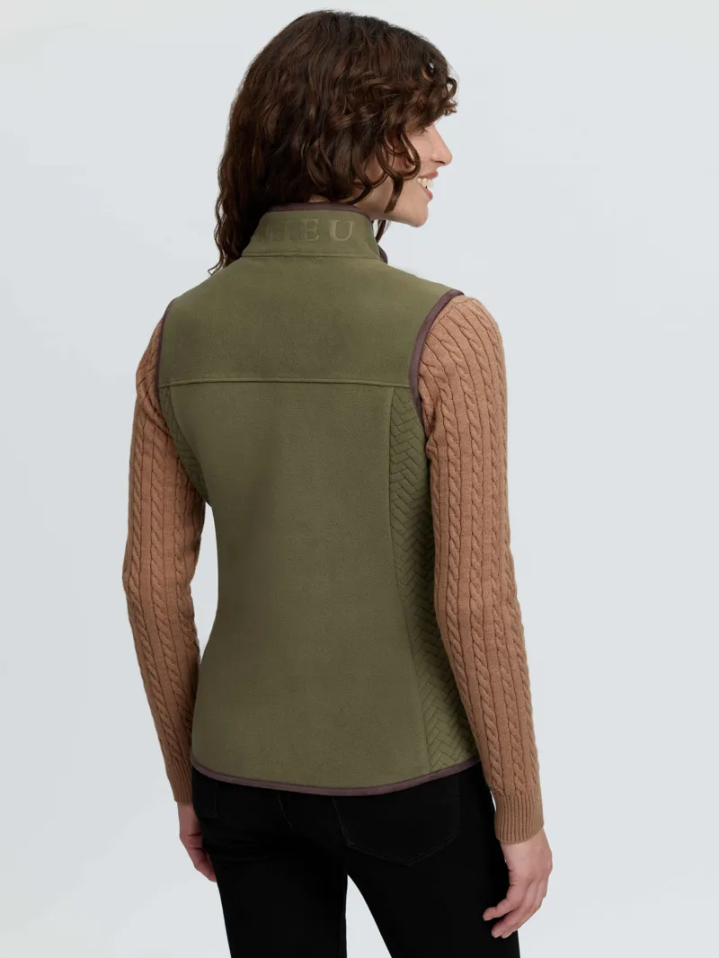 LeMieux Frankie Fleece Gilet - Willow Green-1