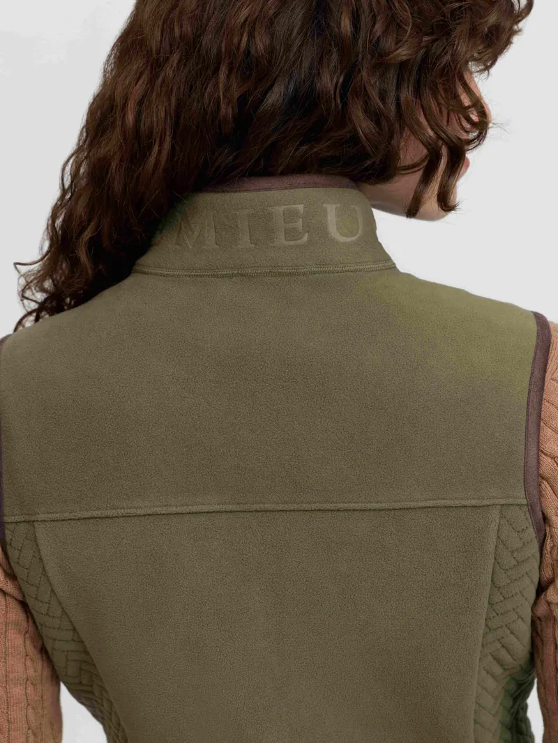LeMieux Frankie Fleece Gilet - Willow Green-3