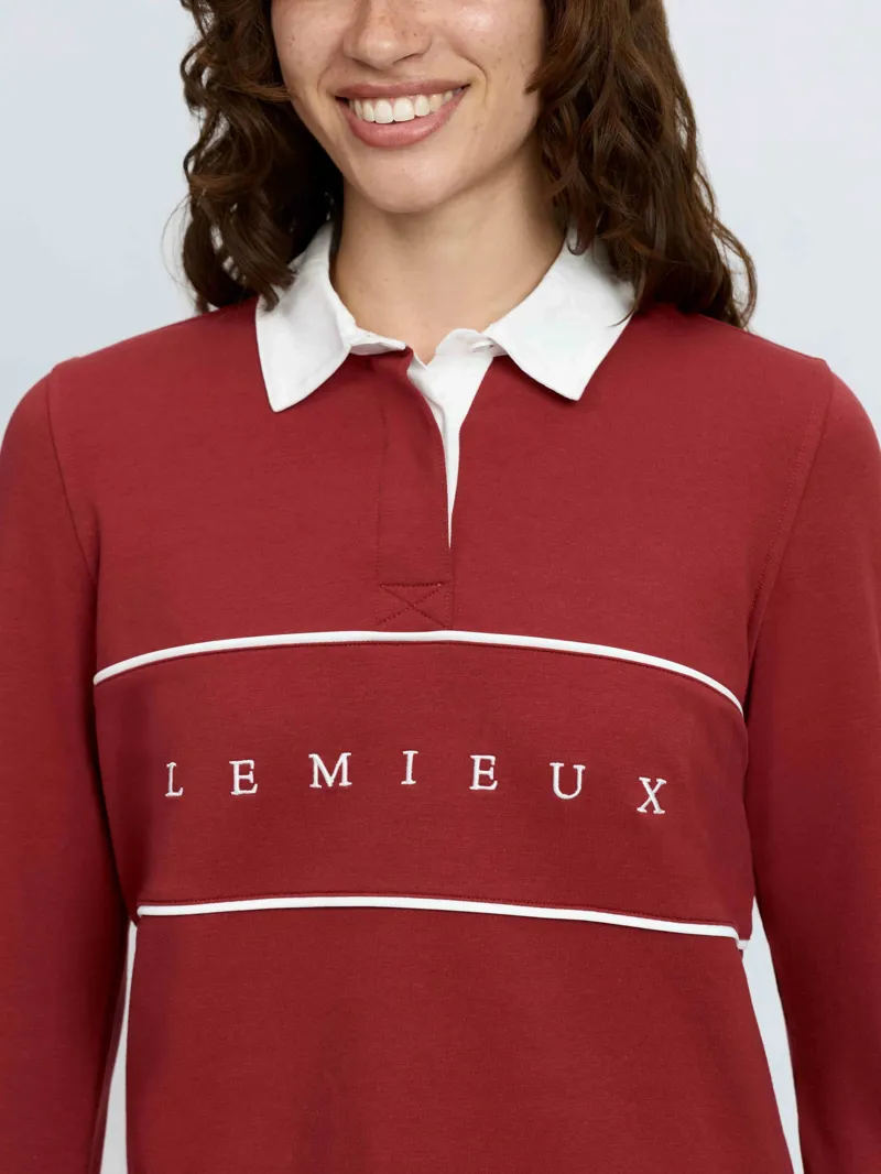LeMieux Rochelle Rugby Shirt - Russet-3