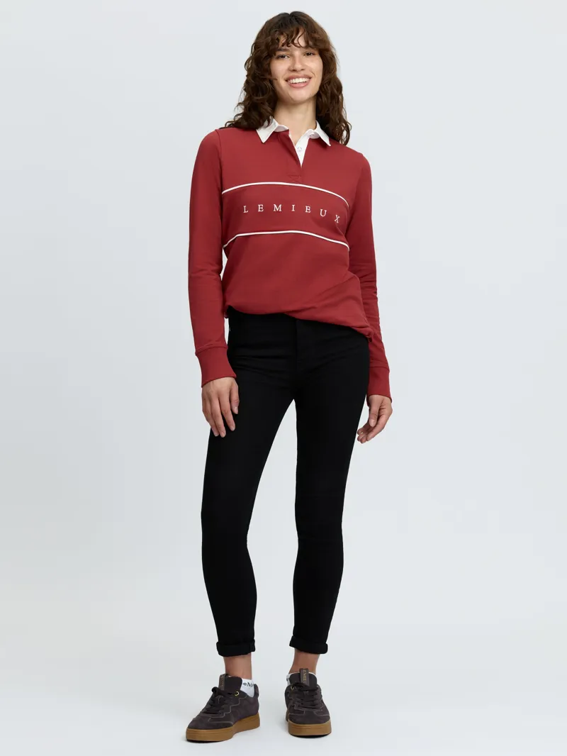 LeMieux Rochelle Rugby Shirt - Russet-4