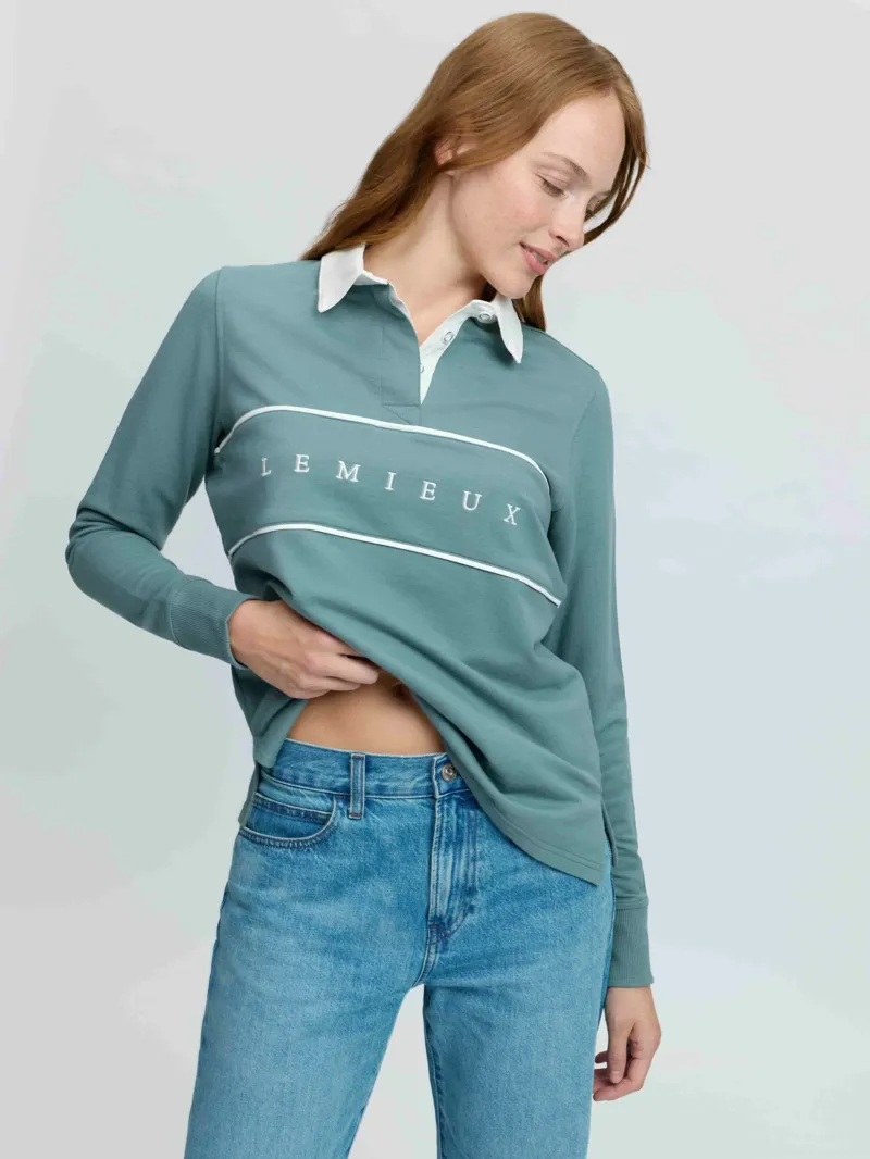 LeMieux Rochelle Rugby Shirt - Aloe-3