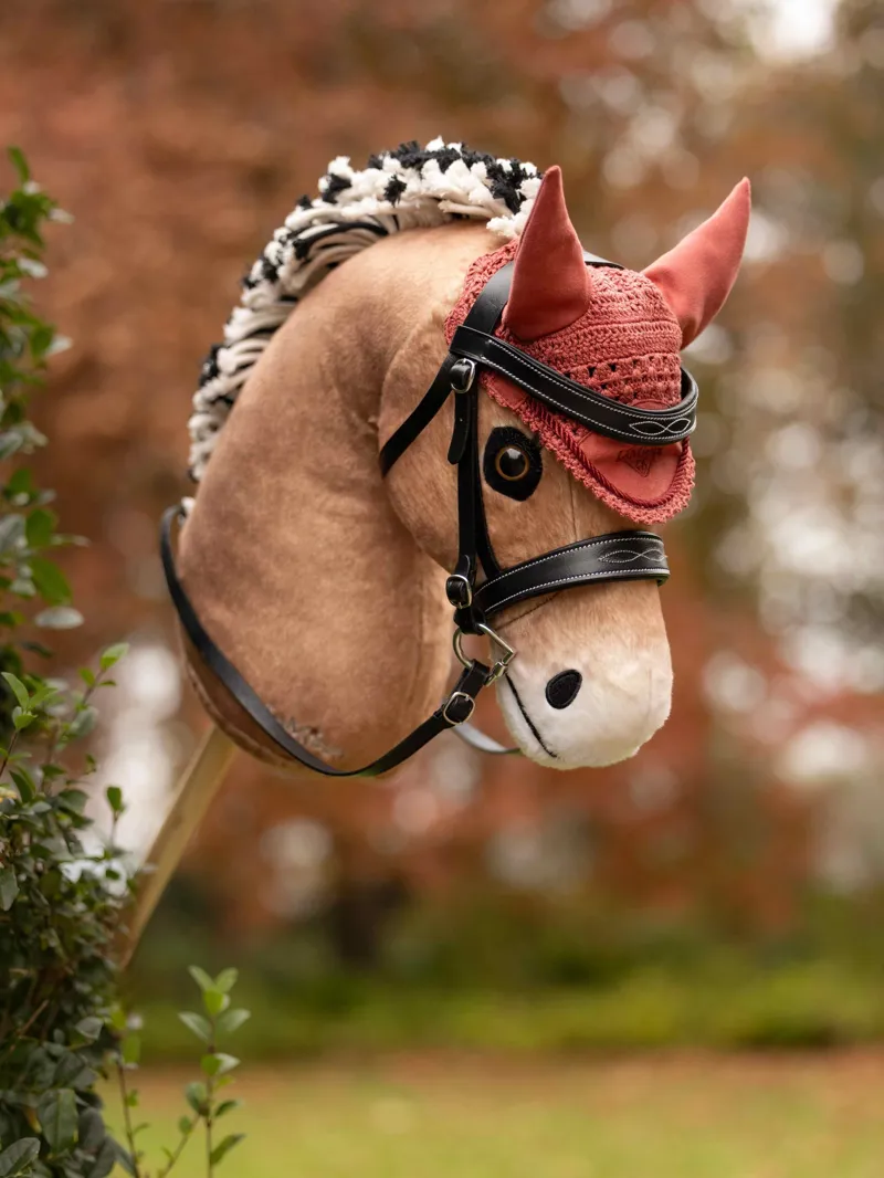 LeMieux Hobby Horse Fly Hood - Spiced Earth-1