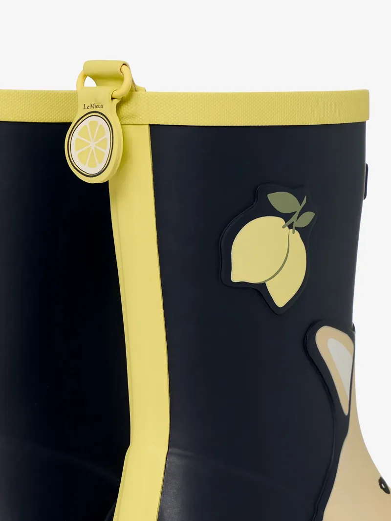 LeMieux Splash Welly - Lemon-3
