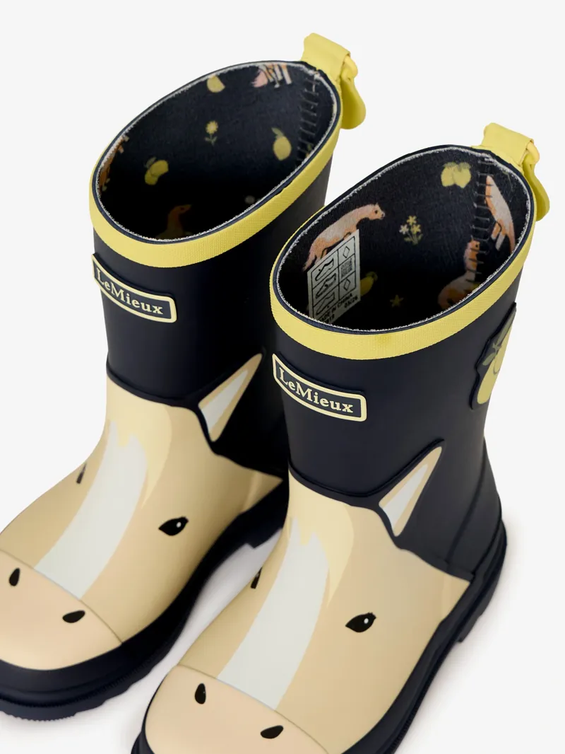LeMieux Splash Welly - Lemon-4
