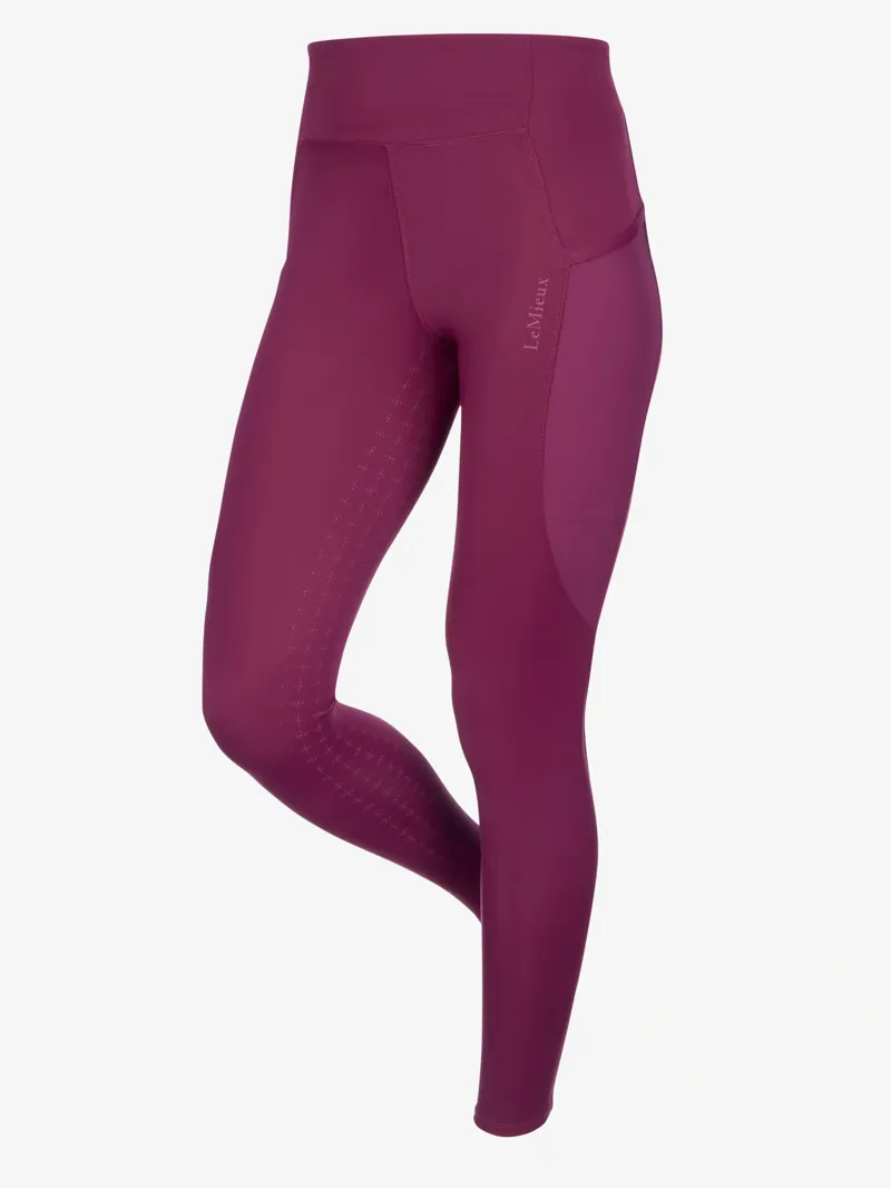LeMieux Naomi Pull On Breeches - Blackberry-1