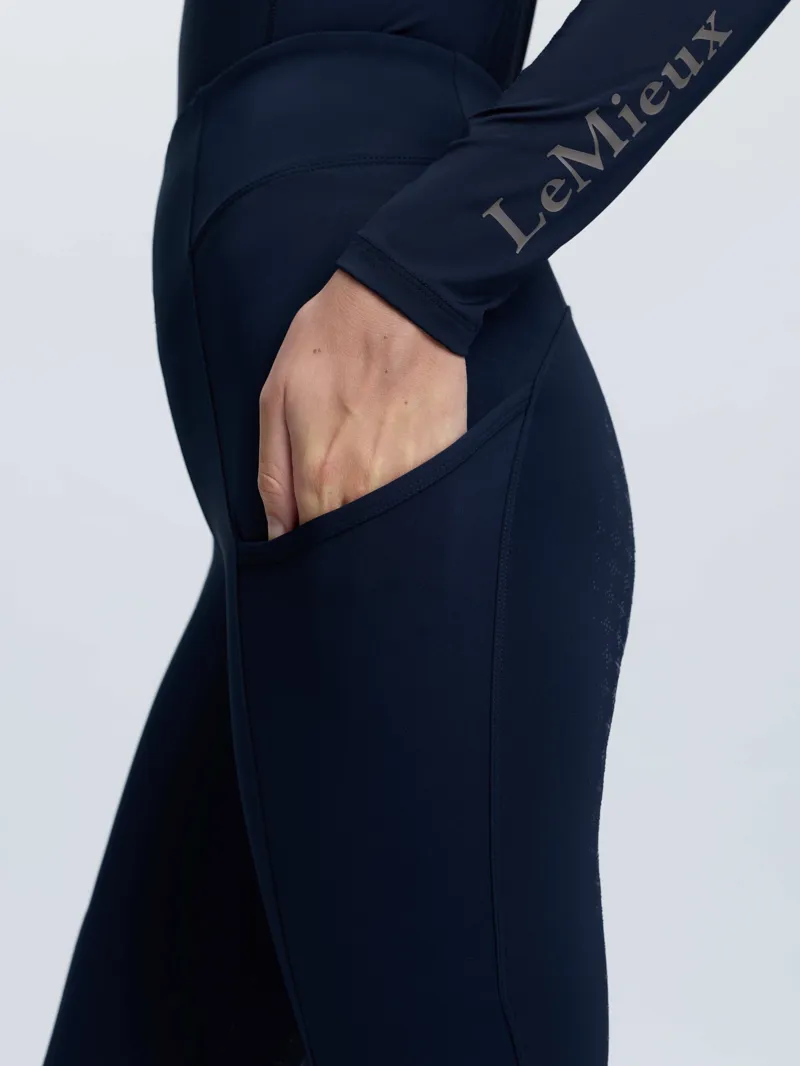 LeMieux Tall Naomi Pull On Breeches - Navy-3