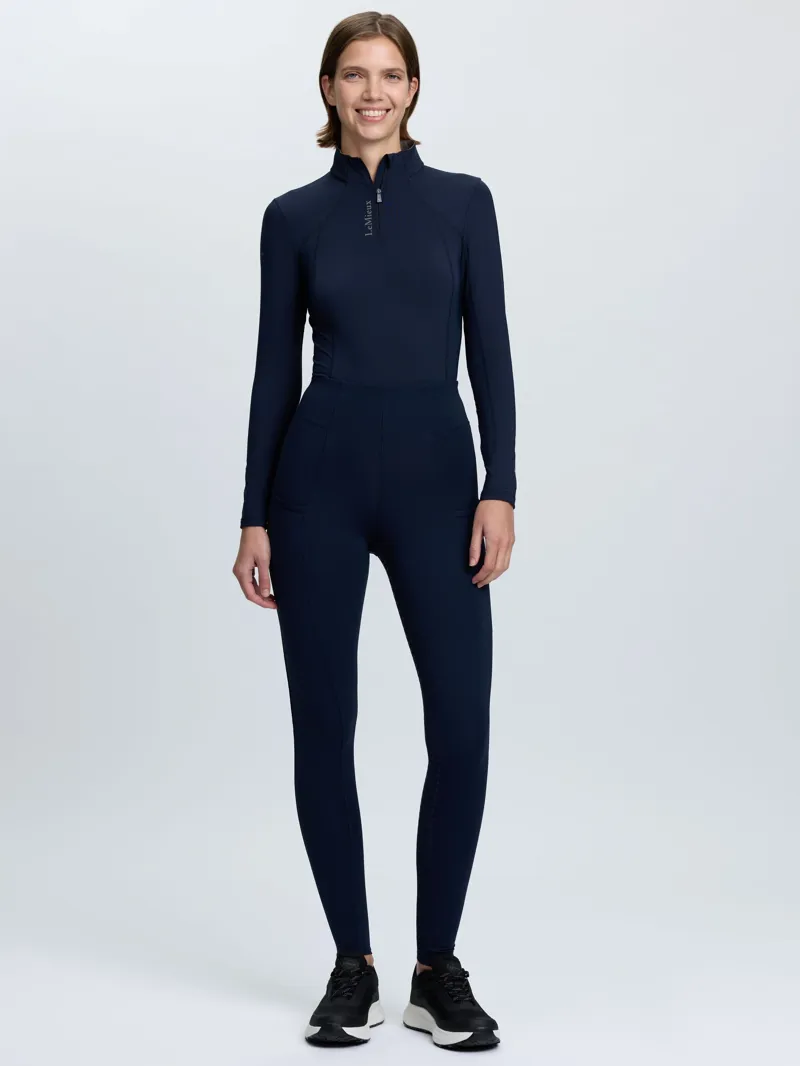 LeMieux Tall Naomi Pull On Breeches - Navy-5