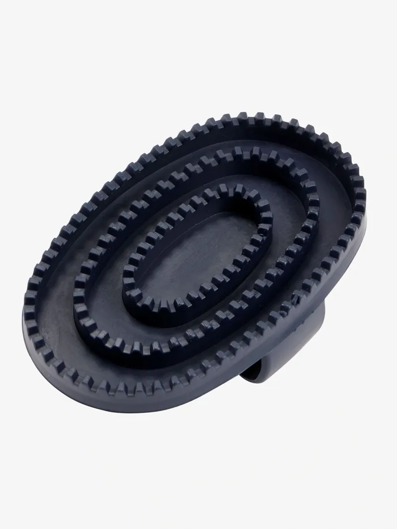 LeMieux Rubber Curry Comb - Navy