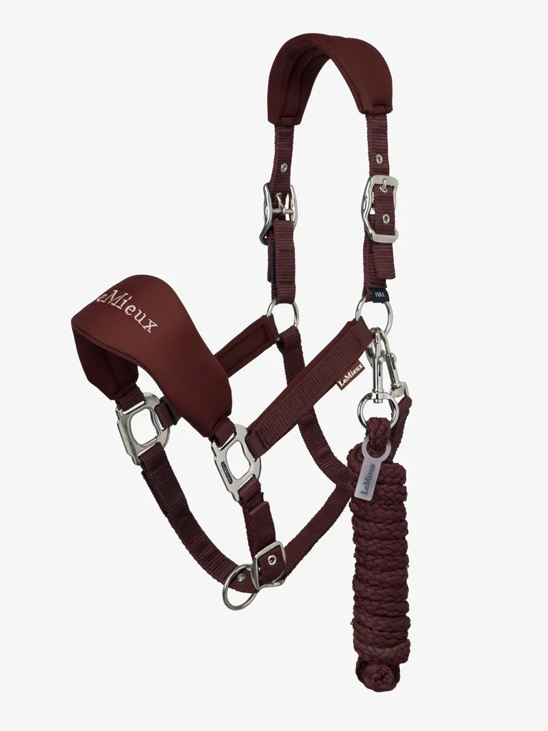 LeMieux Breakaway Vogue Headcollar and Leadrope - Bramble