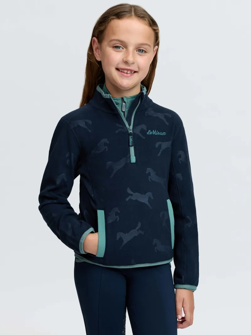 LeMieux Mini Maggie Horse Fleece - Navy-1