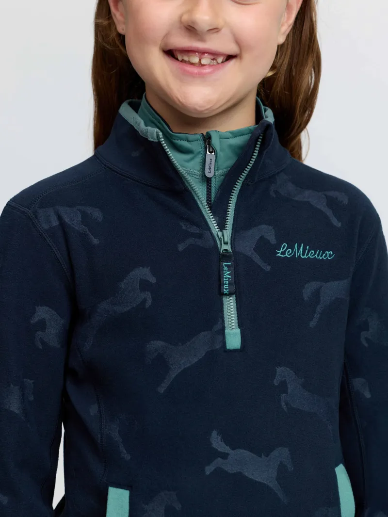 LeMieux Mini Maggie Horse Fleece - Navy-5