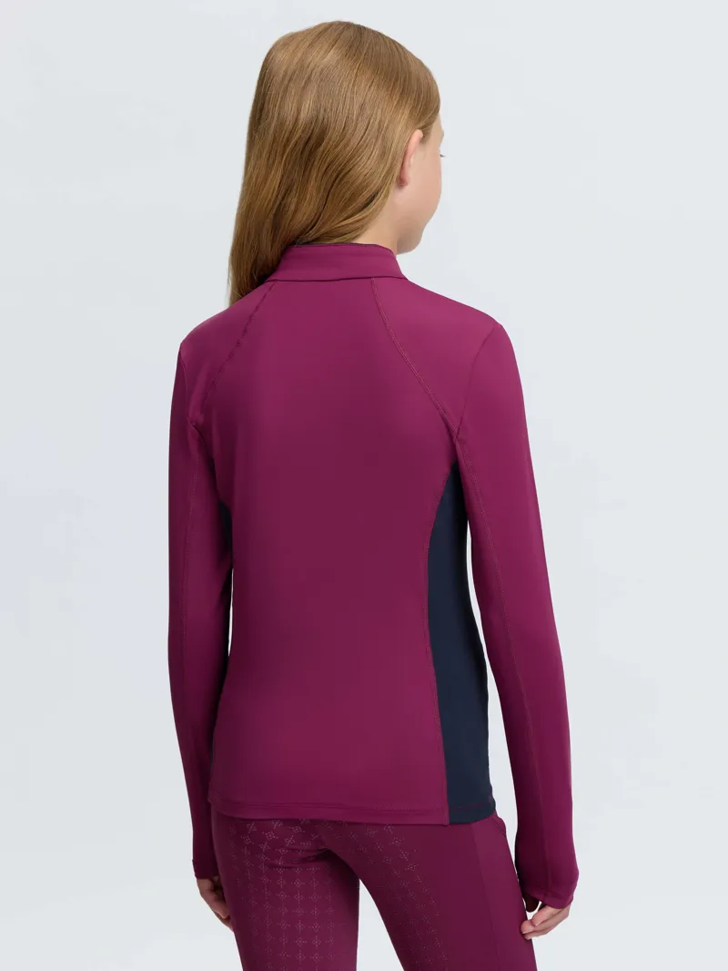 LeMieux Young Rider Classique Base Layer - Blackberry-1
