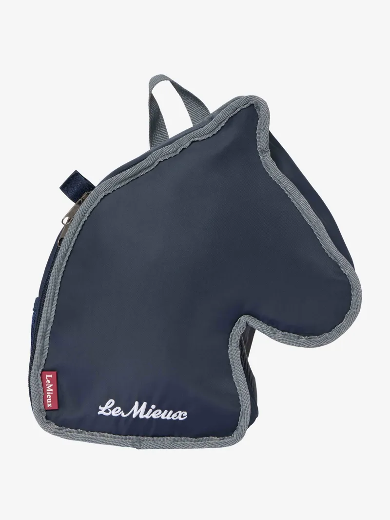 LeMieux Hobby Horse Mini Carry Bag Backpack- Navy