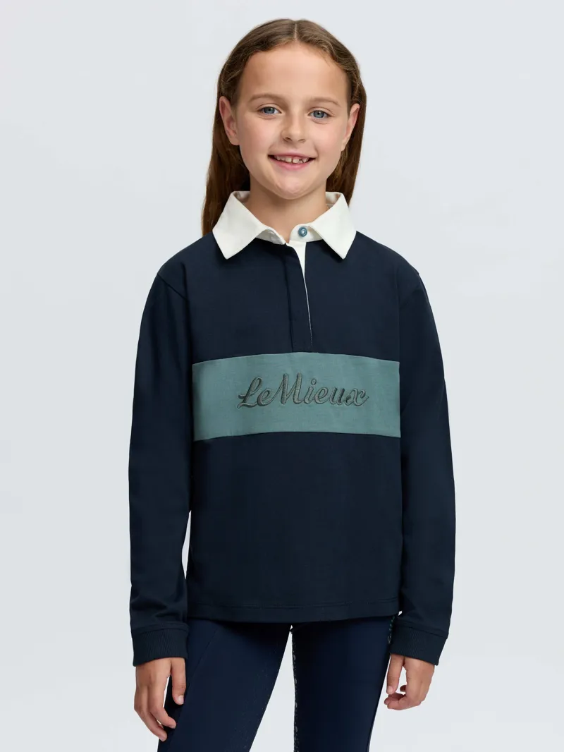 LeMieux Mini Roman Rugby Shirt - Navy