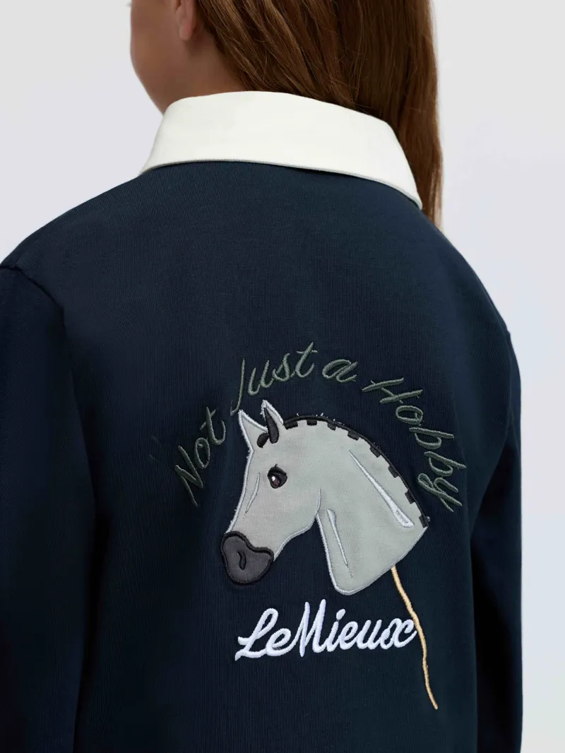 LeMieux Mini Roman Rugby Shirt - Navy-4