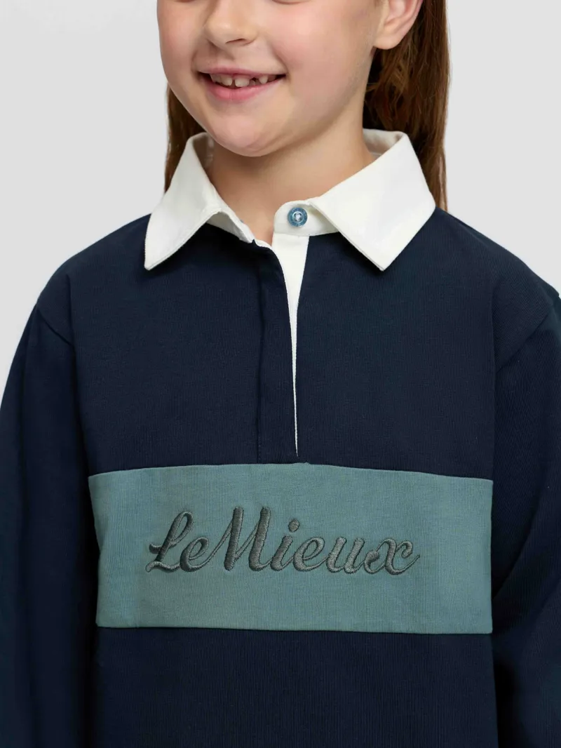 LeMieux Mini Roman Rugby Shirt - Navy-3