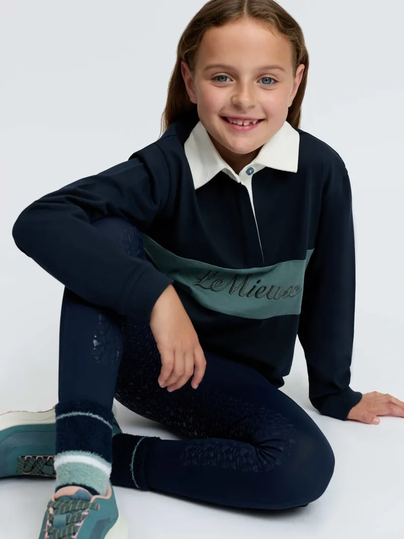 LeMieux Mini Roman Rugby Shirt - Navy-5