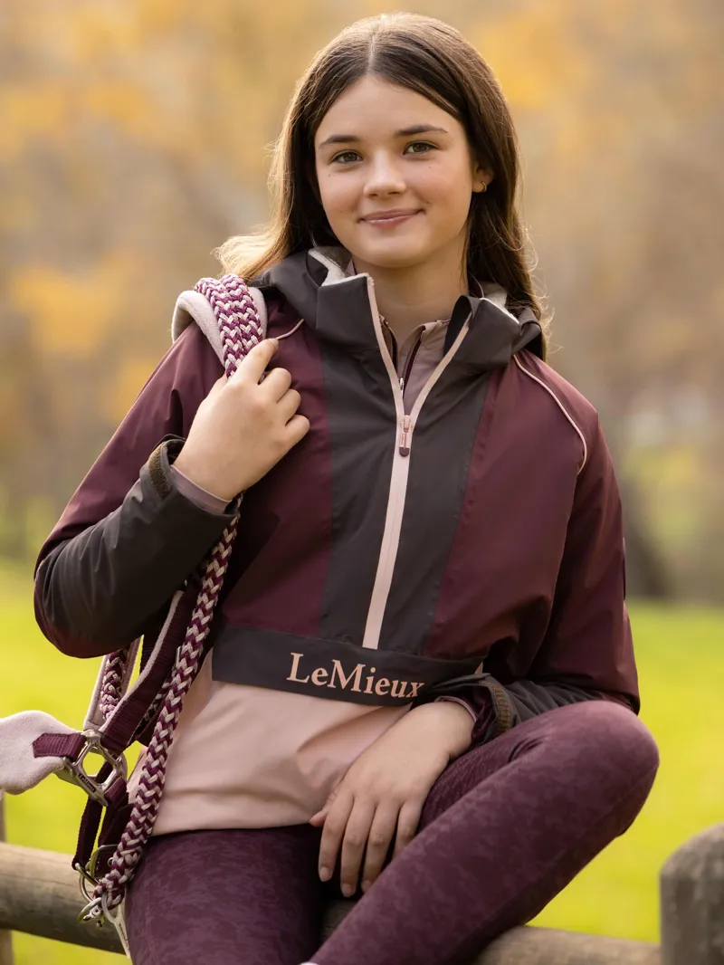LeMieux Young Rider Bailey Waterproof Anorak - Bramble-7