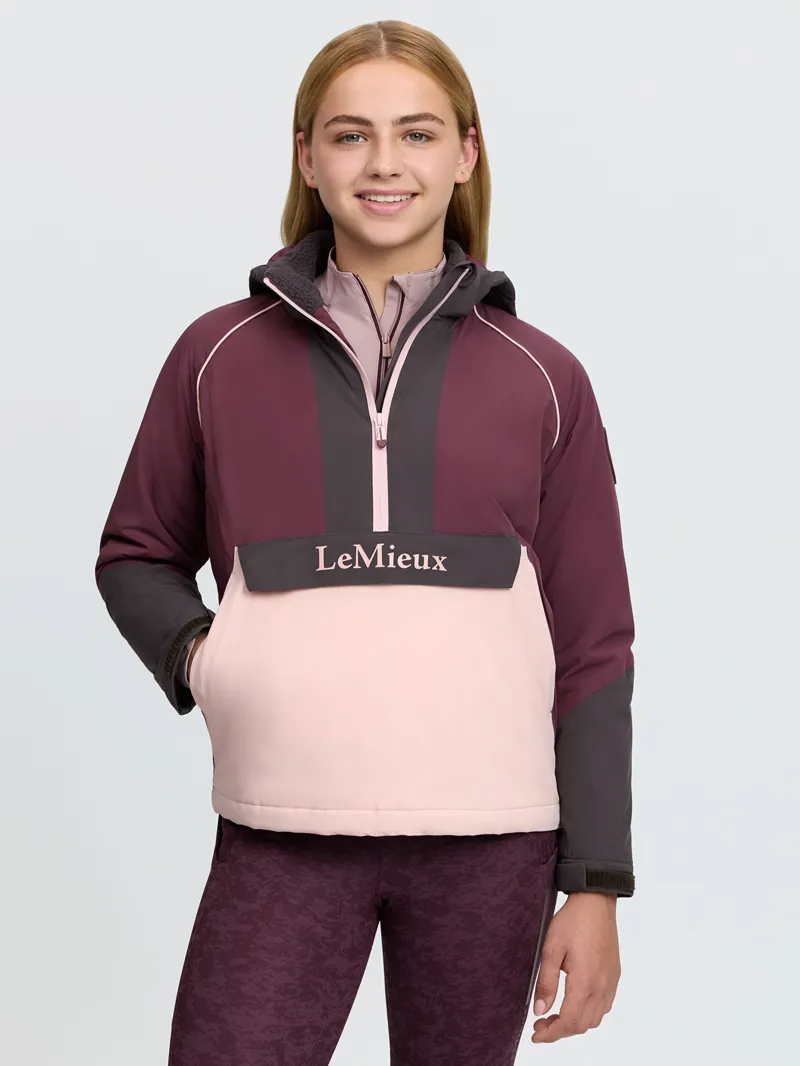 LeMieux Young Rider Bailey Waterproof Anorak - Bramble