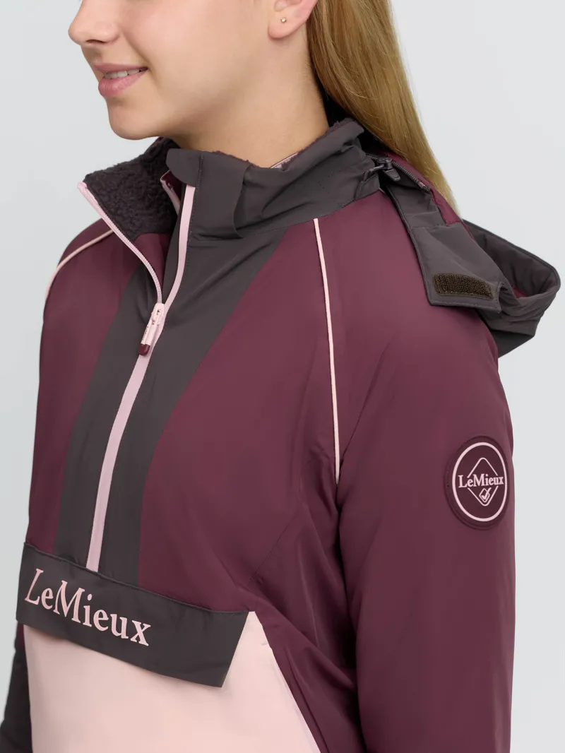 LeMieux Young Rider Bailey Waterproof Anorak - Bramble-3
