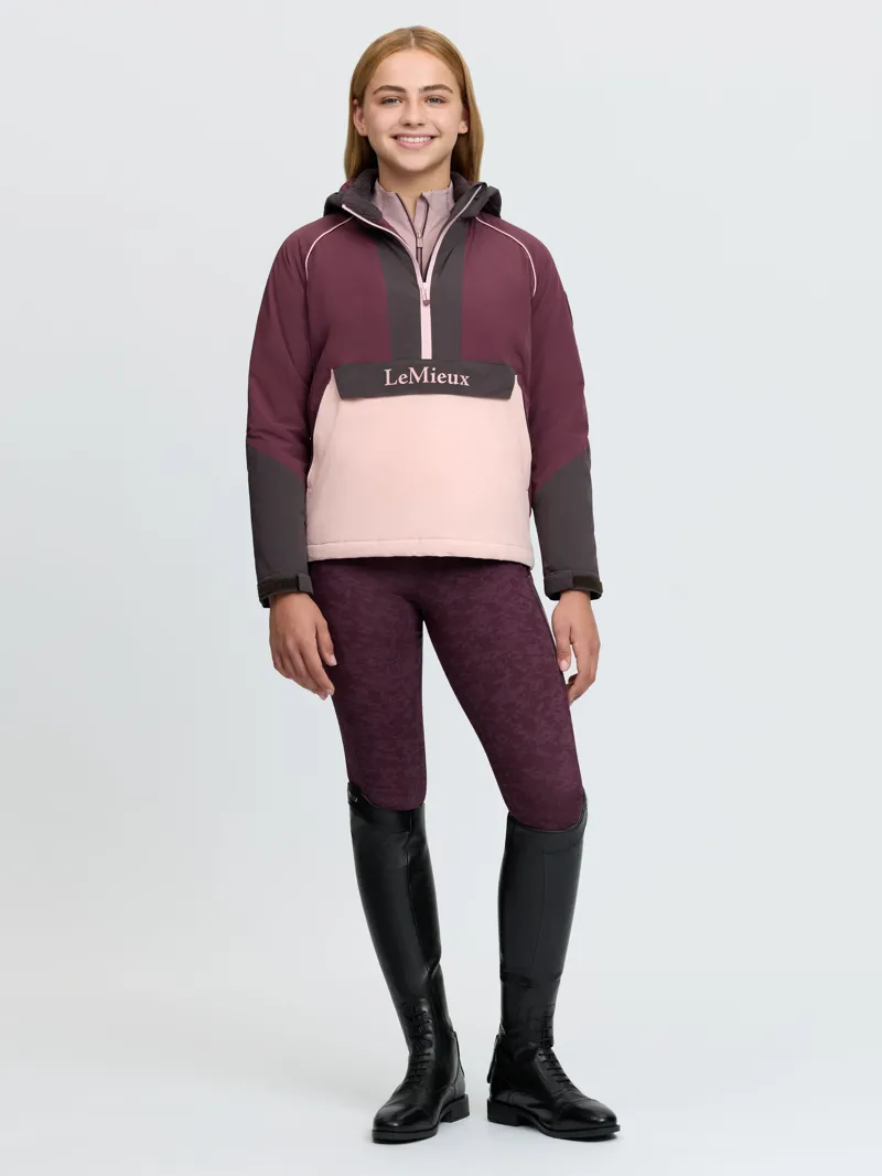 LeMieux Young Rider Bailey Waterproof Anorak - Bramble-1