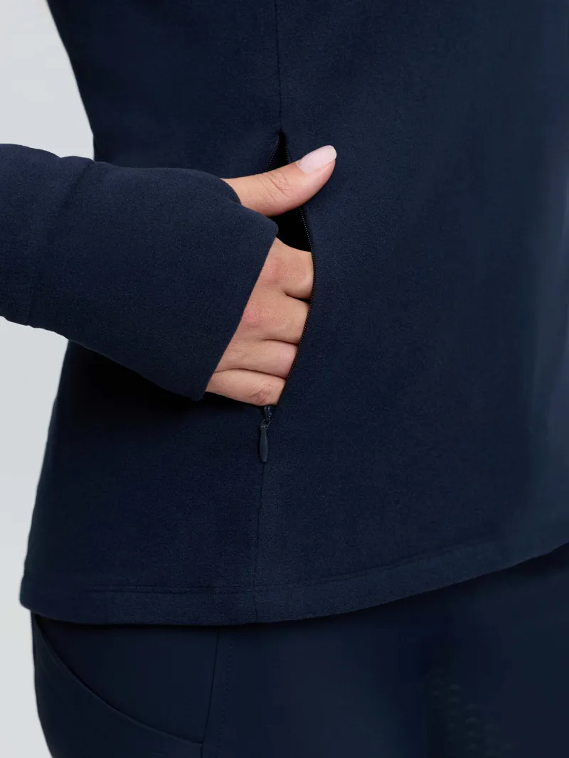 LeMieux Frances Quarter Zip Fleece - Navy-3