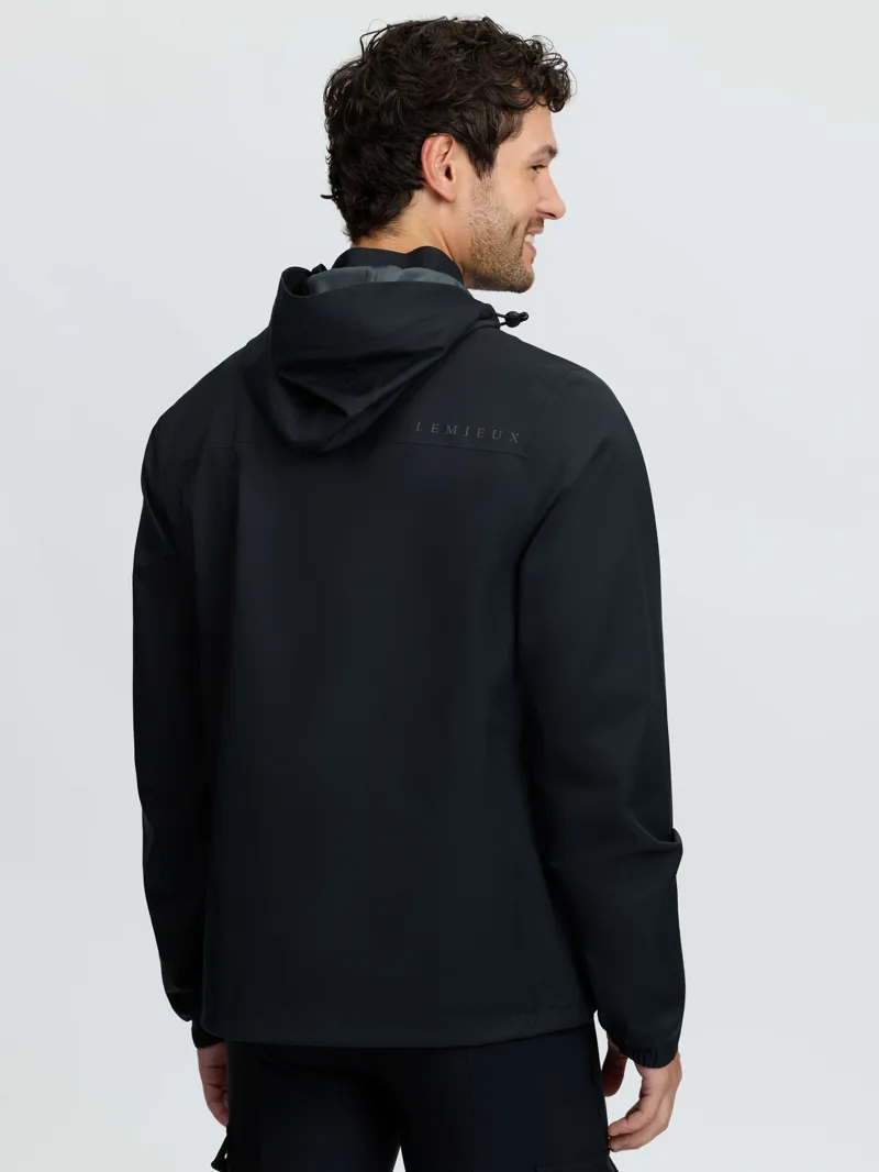 LeMieux Mens Waterproof Lightweight Jacket - Black-2