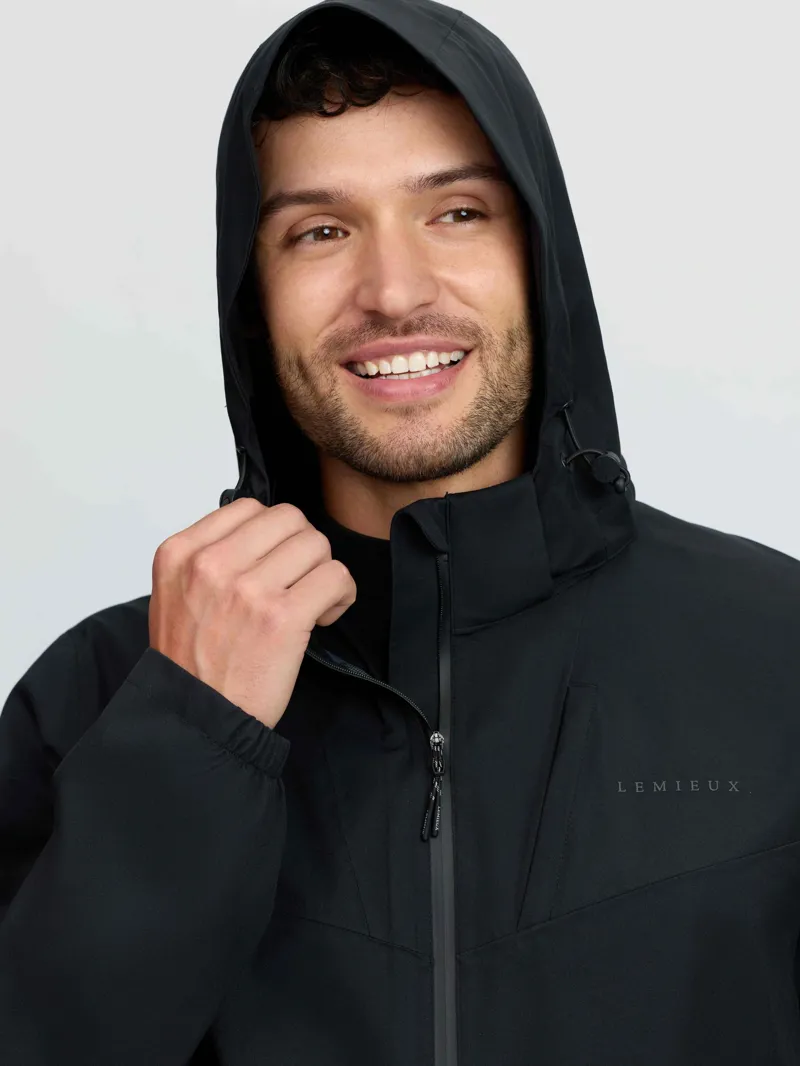 LeMieux Mens Waterproof Lightweight Jacket - Black-3