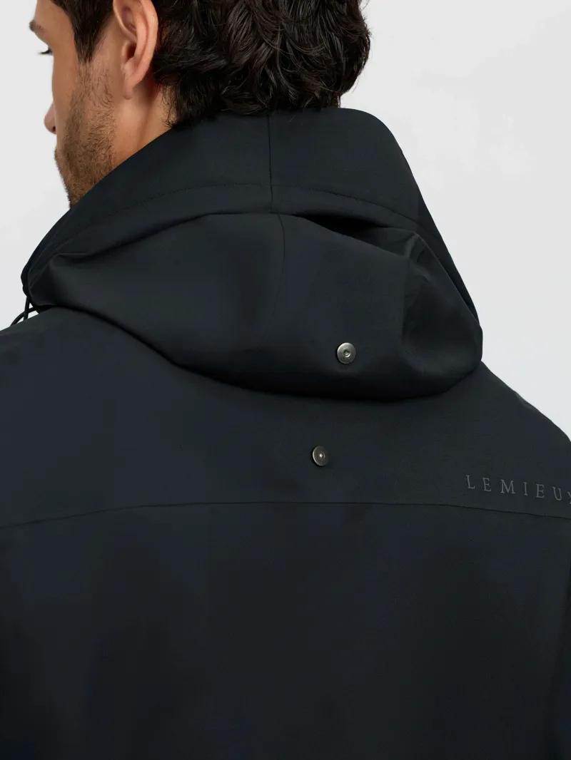 LeMieux Mens Waterproof Lightweight Jacket - Black-4