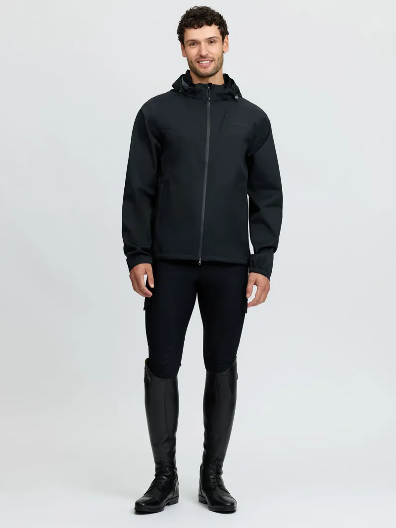 LeMieux Mens Waterproof Lightweight Jacket - Black-1