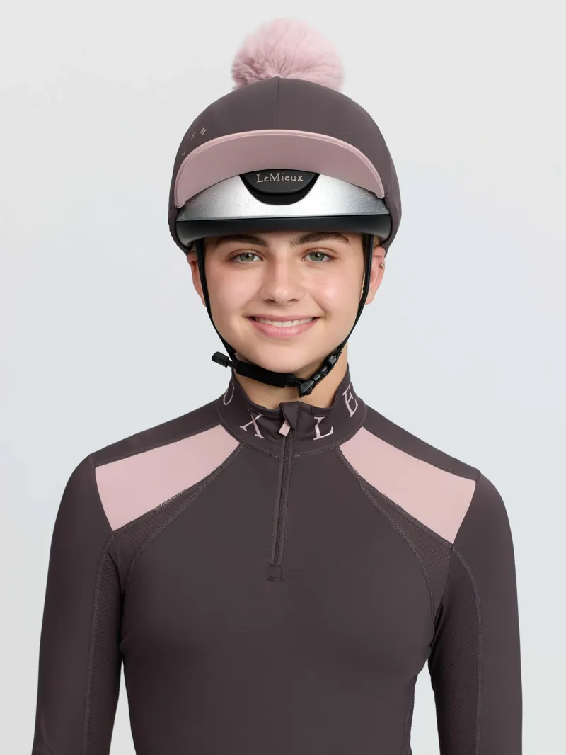 LeMieux Classique Pom Hat Silk - Cocoa