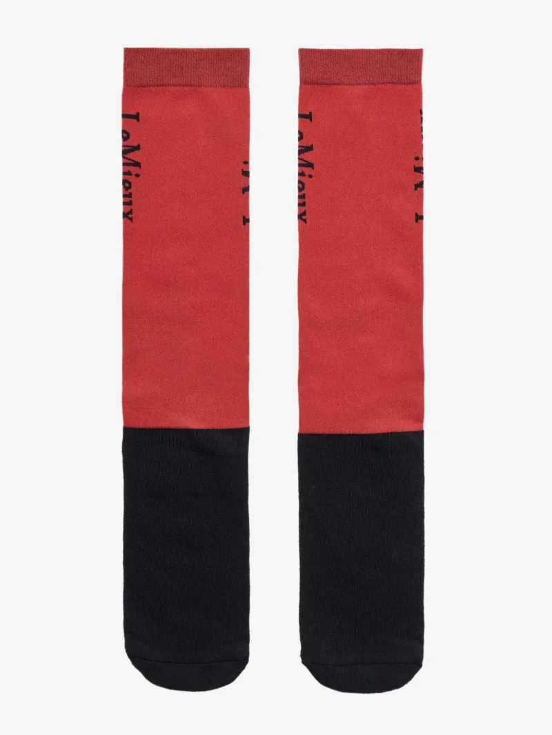 LeMieux Competition Socks 2 Pack - Russet-1