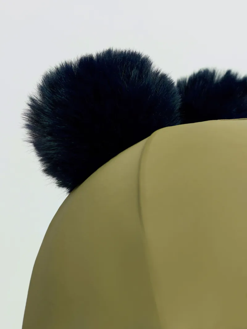 LeMieux Mini Double Pom Hat Silk - Gooseberry-3