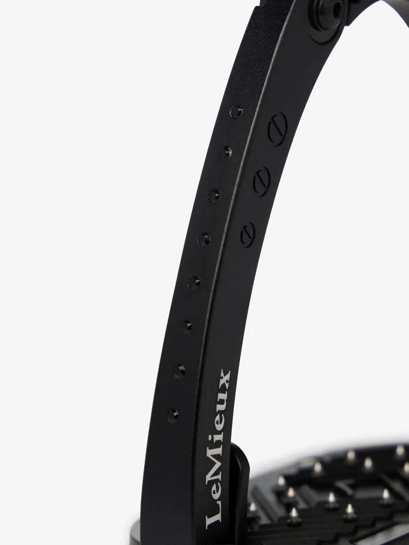 LeMieux Brilliance Vector Balance Stirrups - Black-2