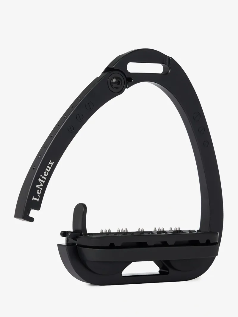 LeMieux Brilliance Vector Balance Stirrups - Black-1