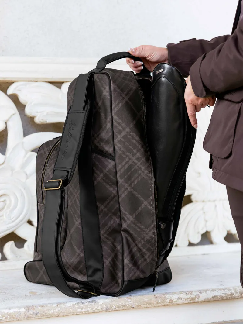 LeMieux Heritage Boot and Hat Bag - Cocoa-2