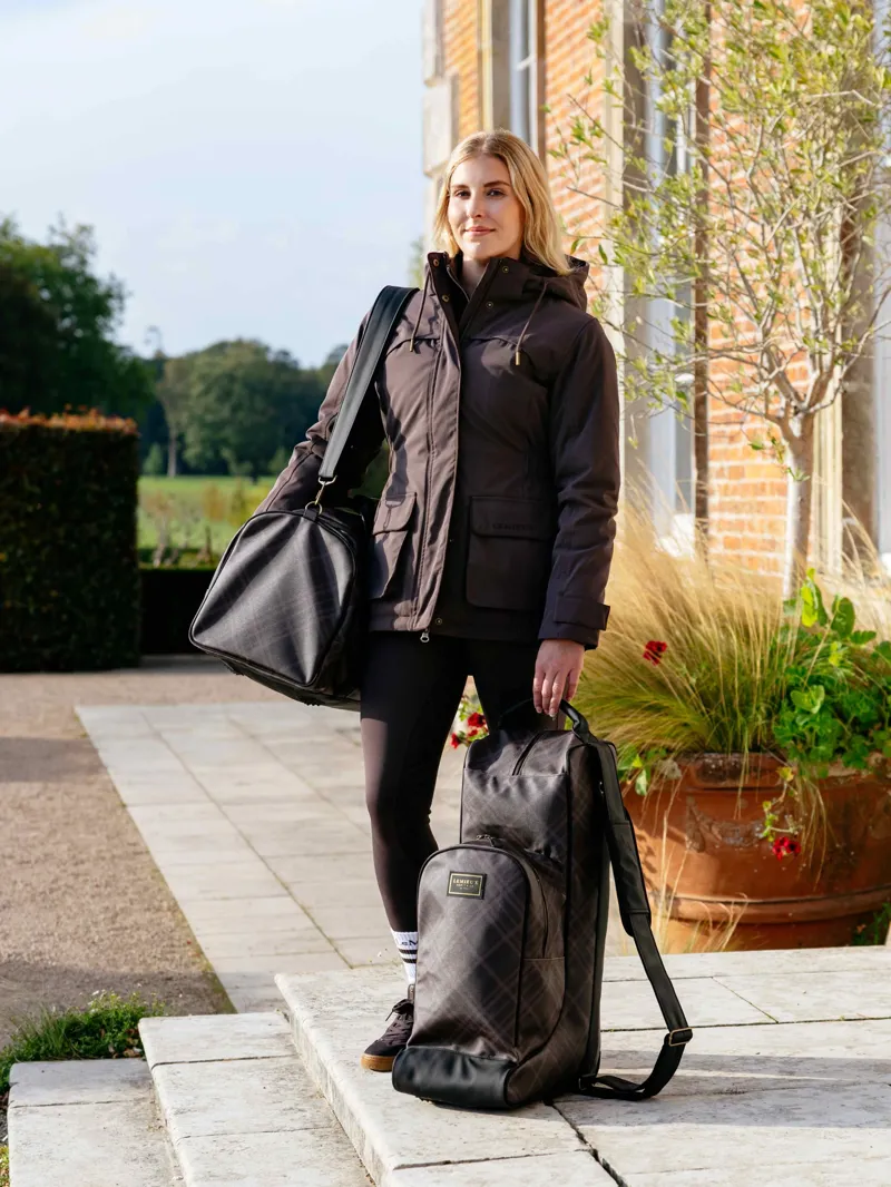 LeMieux Heritage Boot and Hat Bag - Cocoa-3